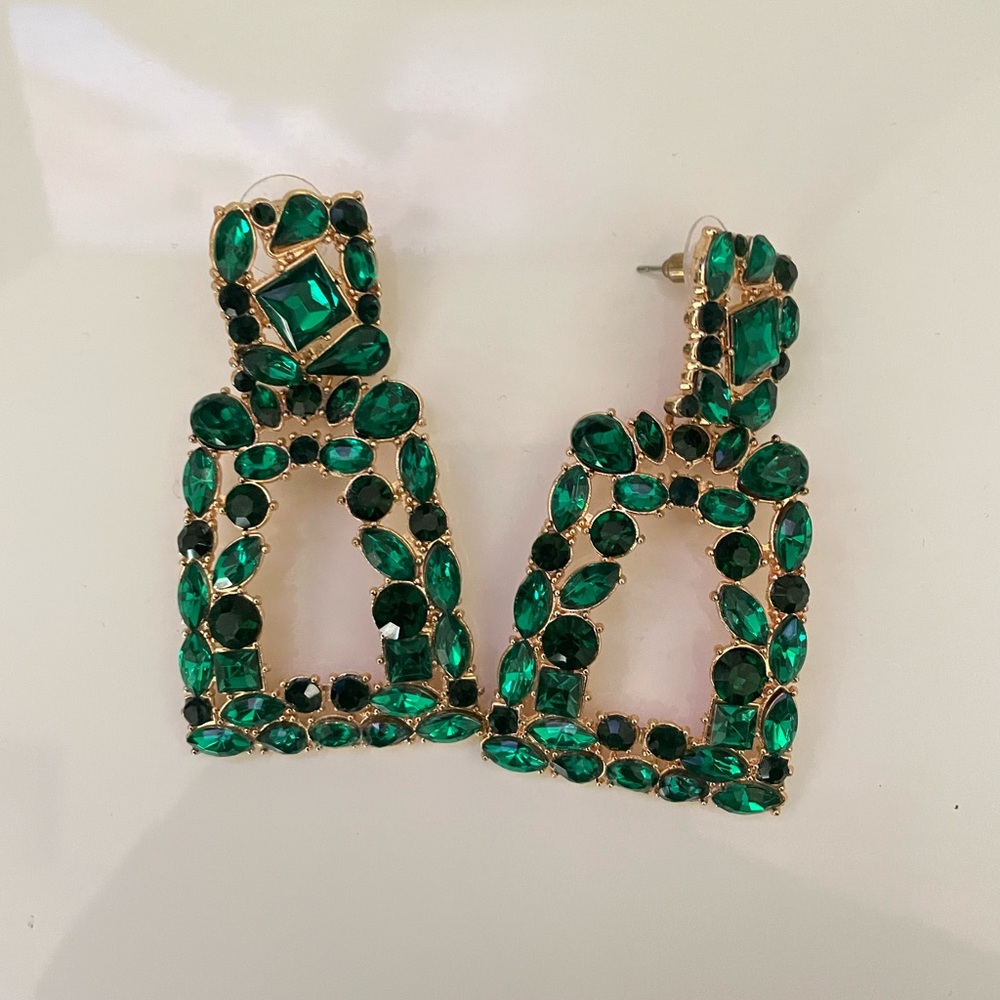 Emerald Drop Earrings